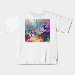 Psychedelic Forest Kids T-Shirt